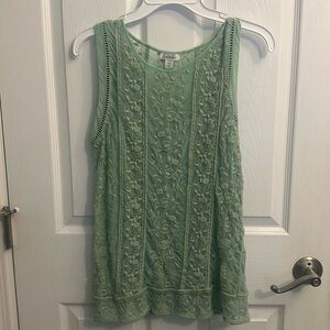 Sundance sleeveless lace top, EUC, XS